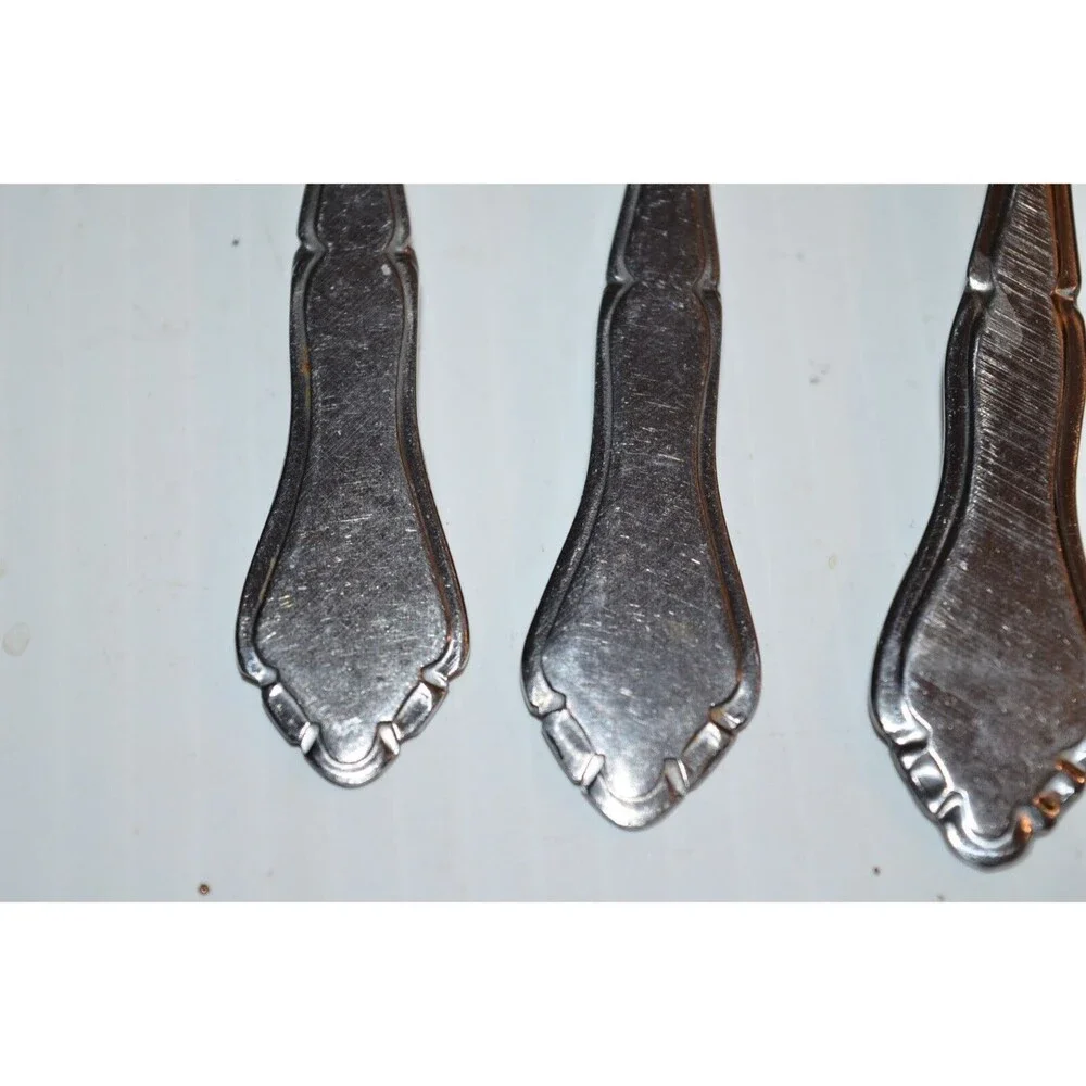 Vtg 5 Pc Lot Stanley Roberts MAJESTY Stainless Rogers soup‎ spoon 7